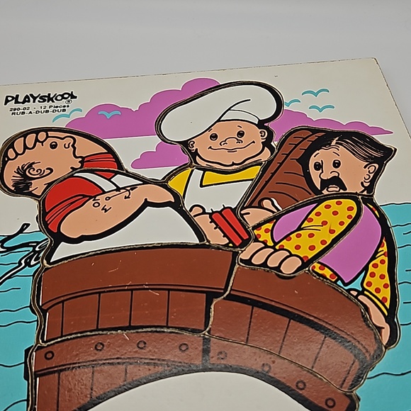 💚 Vintage Playskool 12 piece frame puzzle - Picture 4 of 4